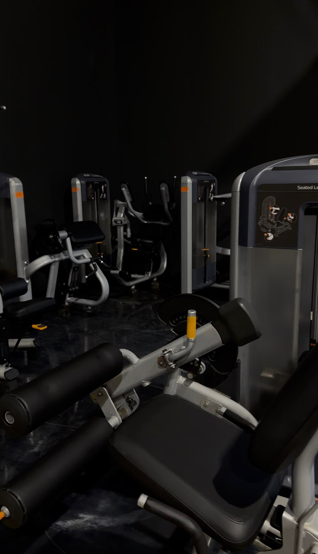 Commercial gym strength machines